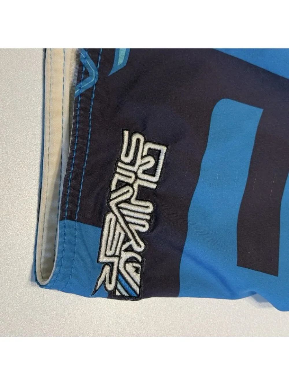 Quiksilver Board Shorts Mens 36 Blue Y2k Surf Skate